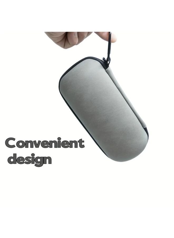 Compatible with JBL Flip 7 6 5 4 3 Durable EVA Speaker Storage Case Orange Portable Travel Bag - Image 5