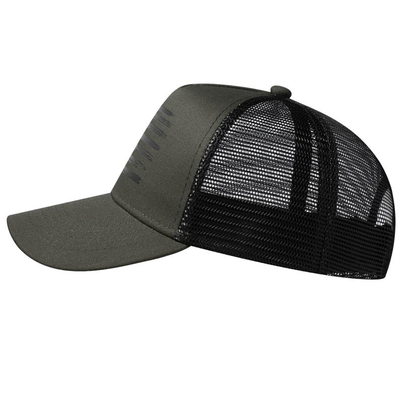 VIONLAN Baseball Cap, American Flag Trucker Hat for Men Women, Breathable Adjustable Fit Outdoor Mesh Snapback Hats - Image 3