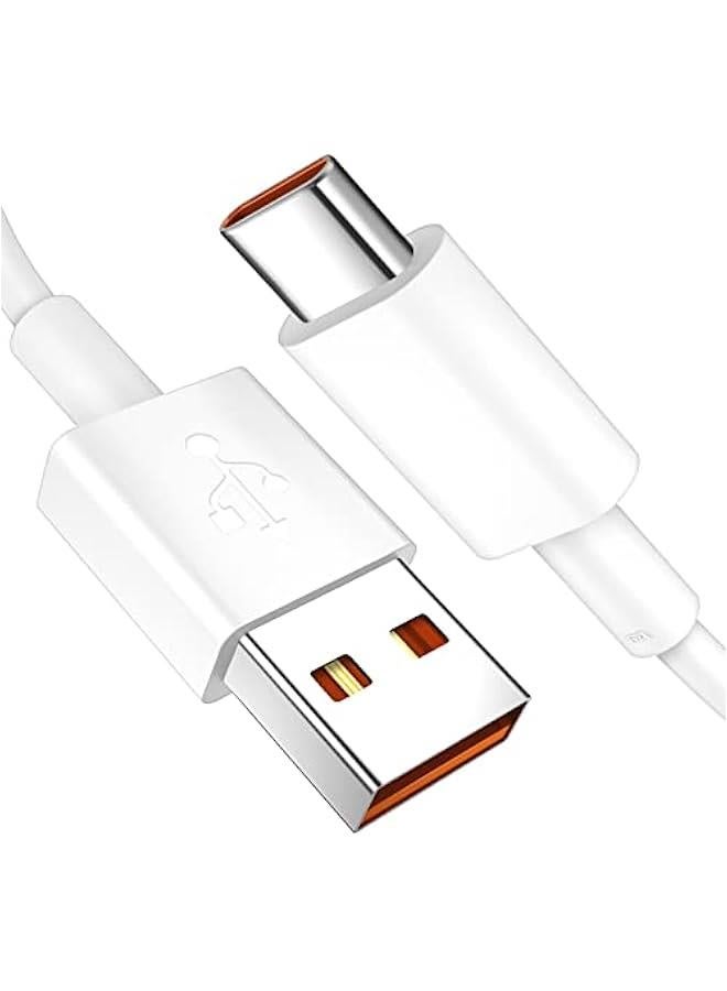 USB C Cable Fast Charging (Turbo) 120W 6A Compatible with Xiaomi, Redmi and Poco Phones (1M) - Image 1