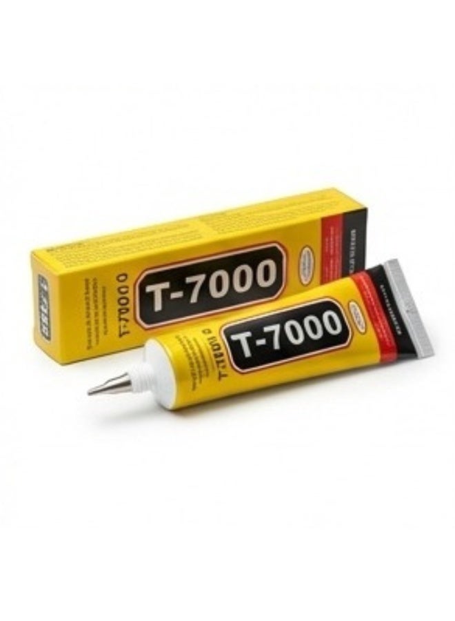 T-7000 Black Super Glue 50ml - Waterproof Multi-Purpose Adhesive for Phone Screen and LCD Repair - Image 1
