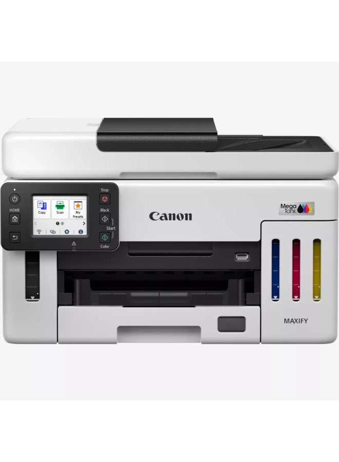 Canon MAXIFY GX6140 3-in-1 Refillable MegaTank Inkjet Printer white - Image 1