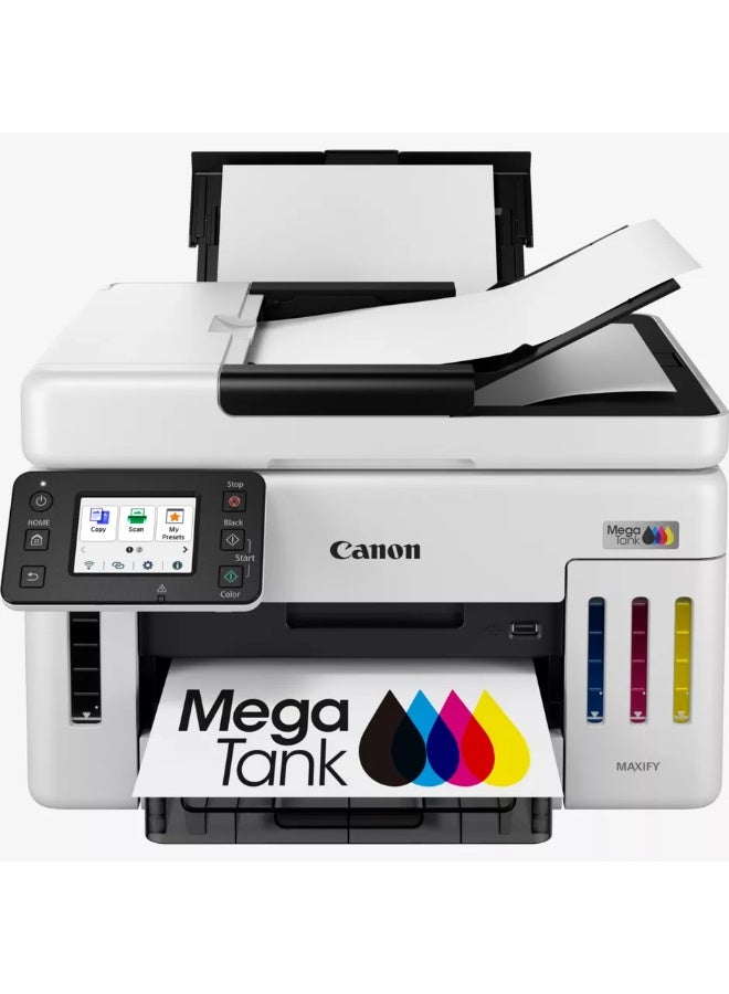 Canon MAXIFY GX6140 3-in-1 Refillable MegaTank Inkjet Printer white - Image 2