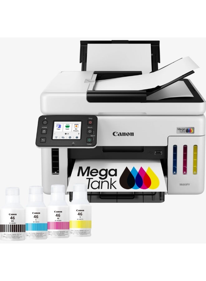 Canon MAXIFY GX6140 3-in-1 Refillable MegaTank Inkjet Printer white - Image 3