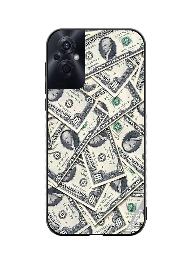 VR CREATIVE Protective Case Cover For Oppo Reno8 Z Money Design Multicolour - Image 1