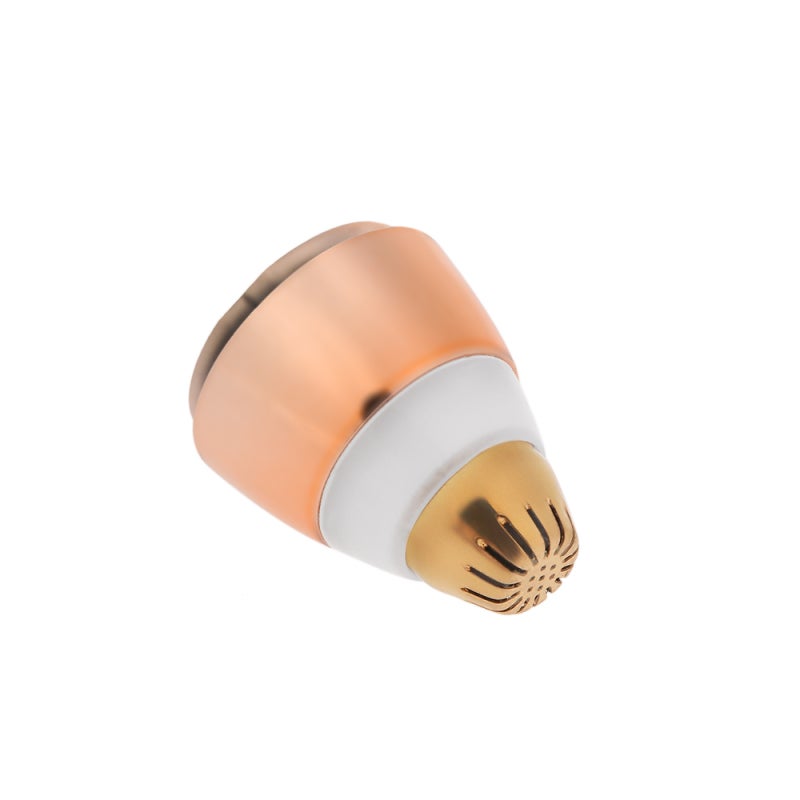 Eyebrow Trimmer Replacement Heads: Rose Gold - Quick Attach Painless Precise Shaving - Washable Cost-effective For Eyebrow Trimmer Maintenance - Image 2