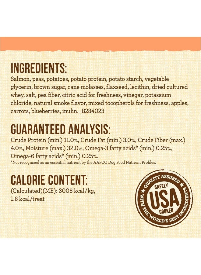 ميريك مكافآت Lil' Plates الخالية من الحبوب للكلاب الصغيرة، مكافآت تدريب طبيعية للكلاب الصغيرة، وصفة سمك السلمون الصغير - كيس 5 أونصة - Image 5