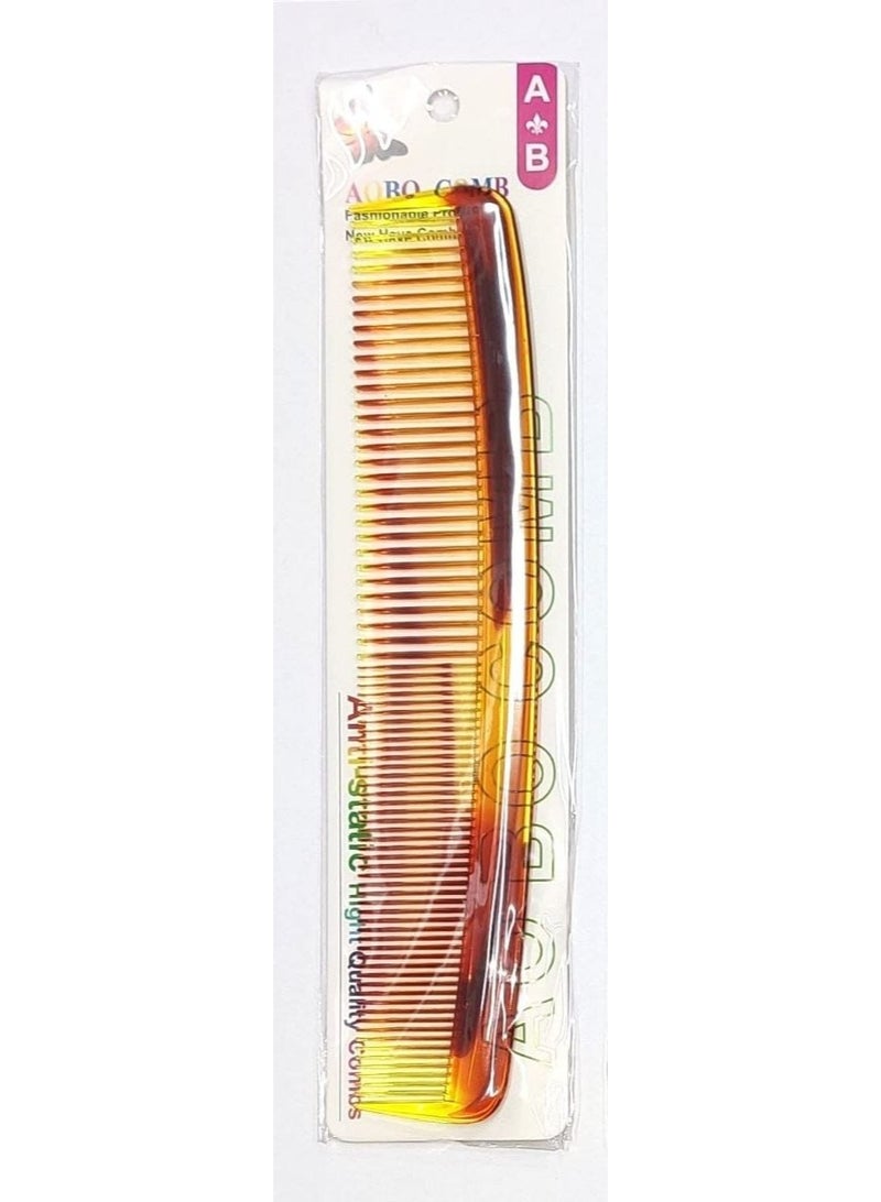 Professional acrylic comb, honey color - Image 2