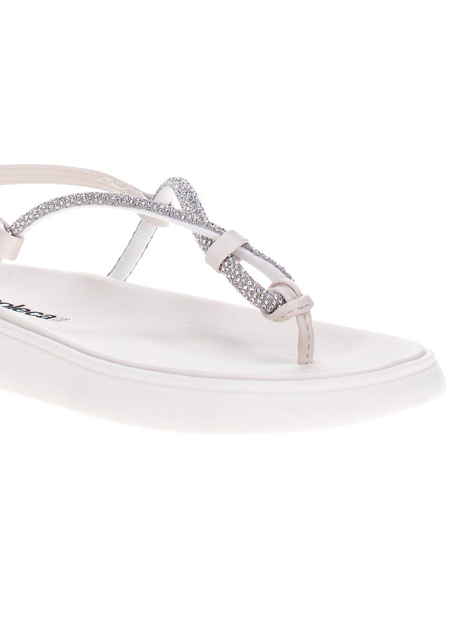 MOLECA صنادل مسطحة بدون كعب مع أحزمة - Image 4