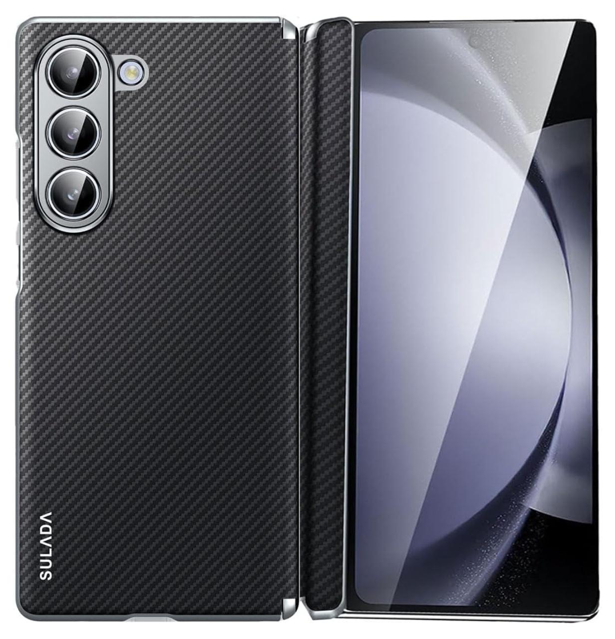 Aookay for Samsung Galaxy Z Fold 7 Magnetic Case, Support MagSafe, Ultra Slim Rigid PC Protective Case, Wireless Charging Scratch and Shock Resistant Protective Case (Black)