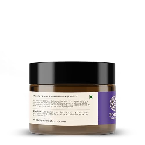 Forest Essentials Revitalising Kashmiri Walnut Gel Scrub, 50g - Image 3