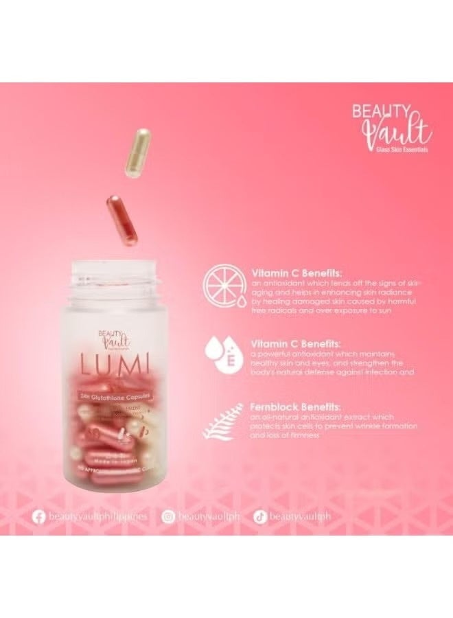 is lumi glutathione effective Beauty Vault Beauty Vault 24H Capsules – 60 Capsules Dietary Supplement Made in Japan | Best Price Kuwait Variants:1 Glow + 1 Sleep B12 And Mic Injections: vitamins & Minerals