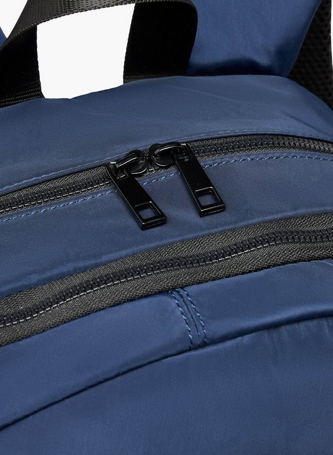 لي كوبر حقيبة ظهر مطبوعة بأشرطة قابلة للتعديل وإغلاق بسحاب - Image 4