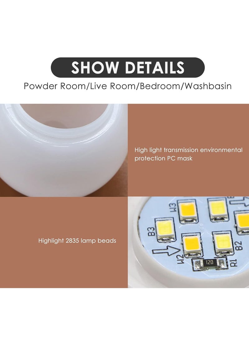 Vanity Lights Kits DIY, Makeup Lights with 10pcs Dimmable Bulbs, 3 Colour Modes with Touch Sensor Dimmer Switch for Dressing Table - Image 5