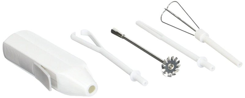 Norpro Cordless Mini Mixer, 5 Piece Set, One Size, White - Image 2