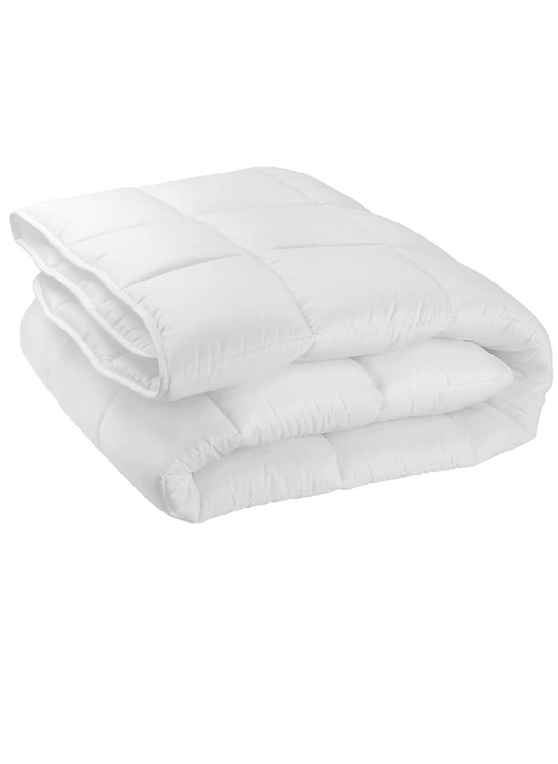 Blueberry Duvet Insert Plain High Quality Cotton White 150x200cm  - Image 1