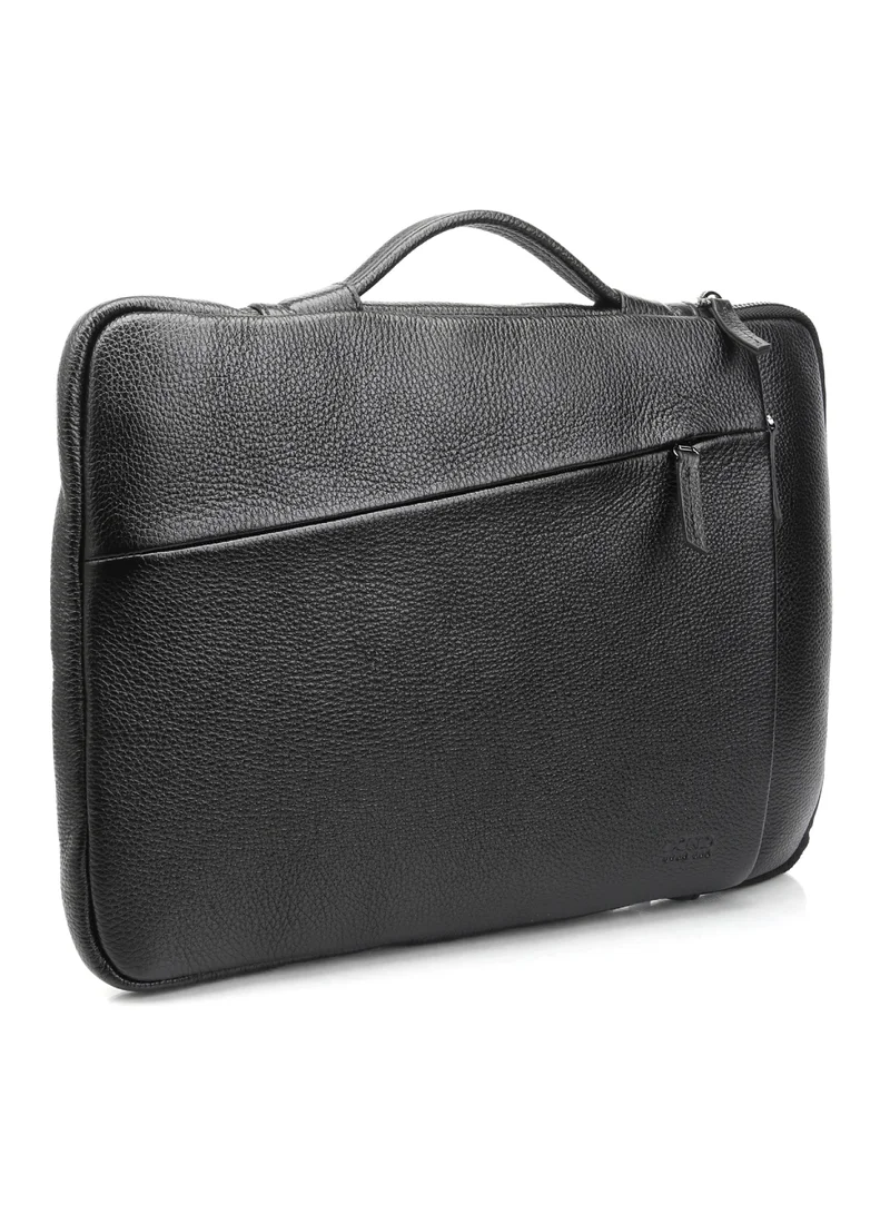 Bond Leather Laptop Bag Black - 1419