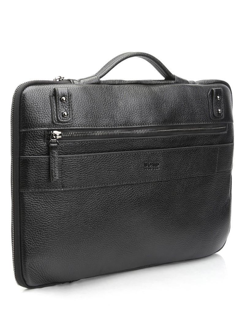 Bond Non Leather Laptop Bag Black - 1419 - Image 2