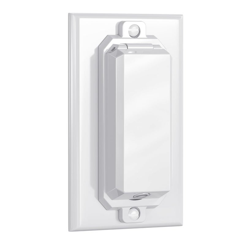 CLYMENE 2 Pack Light Switch Cover Guard, Child Proof Wall Switch Cover Protects Your Lights or Switches from Being Accidentally Turned ON or OFF by Children and Adults, Rocker Style (White) - Image 1