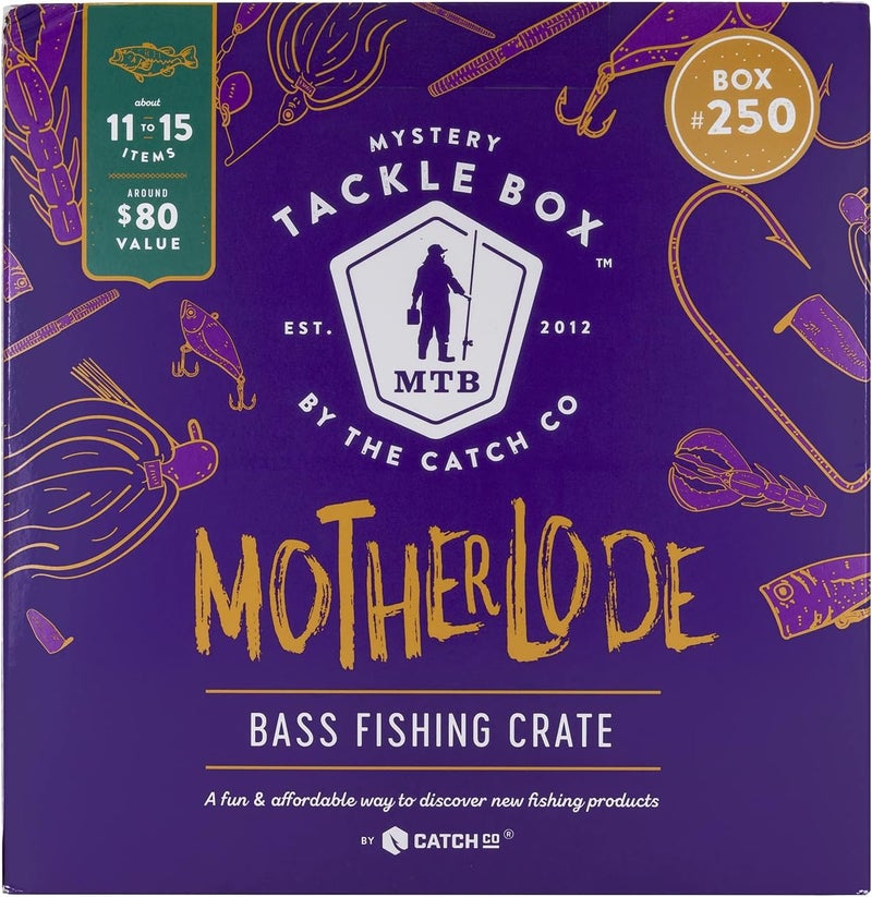 Catch Co Mystery Tackle Box Freshwater Largemouth and Smallmouth Bass Lures Fishing Kit - Image 1