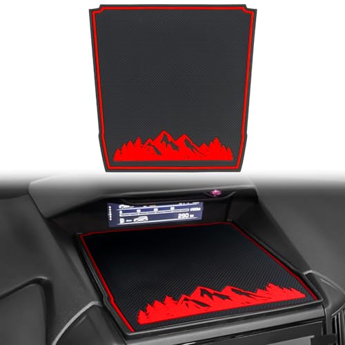 MOCHENT Dashboard Mats for Subaru Crosstrek Accessories 20232018 Forester 20192024 Impreza 20182023 Interior NonSlip Dash Mat Pad Liner Red - Image 1