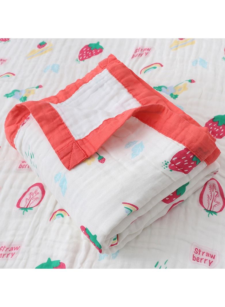 Loquat منشفة حمام مطبوعة كرتون قطنية ناعمة