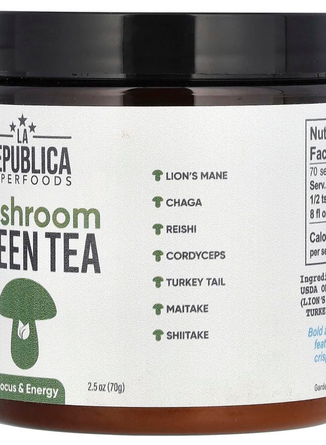 LA Republica Instant Mushroom Green Tea 2.5 oz (70 g) - Image 2