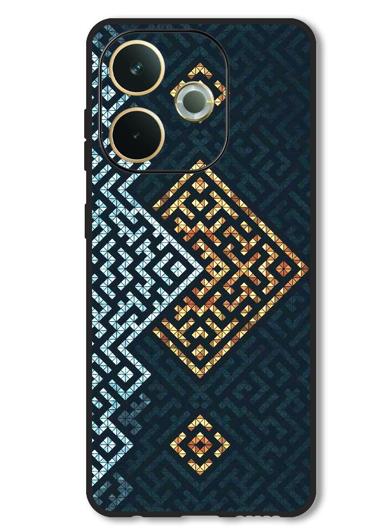Theodor Case Compatible with Oppo A5 Pro Protection Shockproof Bumper Cover Maze art - Image 1