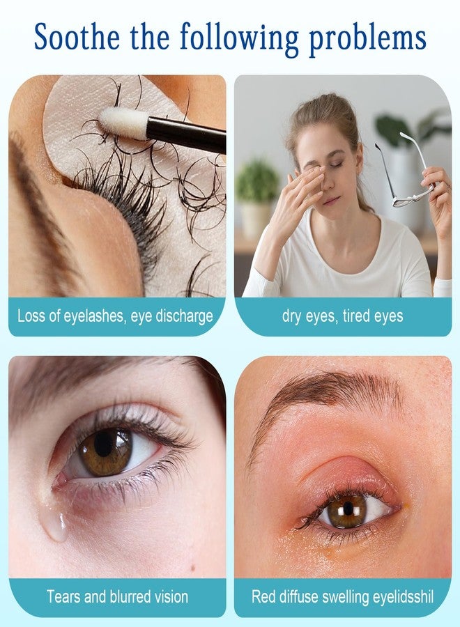 ZHENYEMEI 30PCS Tea Tree Oil Eyelid Cleansing Wipes,For Dry Eyes Daily Eye Care&Makeup Remover with Physiological Saline Removing Oil and Debris from Eyelids, Rinse Free Individually Wrapped Travel Essentials - Image 4