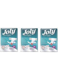 JOLY Waistband Patient Diapers Extra Large XL 90 Pieces 3 Packs 