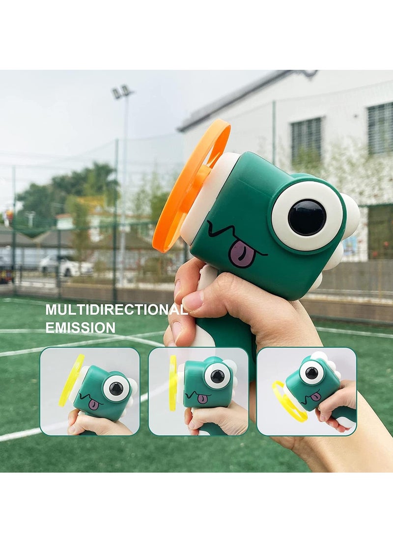 Zikra Flying Toy Discs Launcher For Kid Outdoor  Toys Backyard Games And Activities Children Family Indoor Girls Boys Birthday Gift Ages 3-12 - Image 2