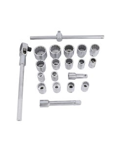LAWAZIM Socket Ratchet Wrench Set -19 Piece Automotive Repair Tool Kit with Ratchet, Impact Sockets, Extension Rods and Storage Case - Compact Multi-Size Mechanic Tools for Car and Truck Maintenance  - Image 4