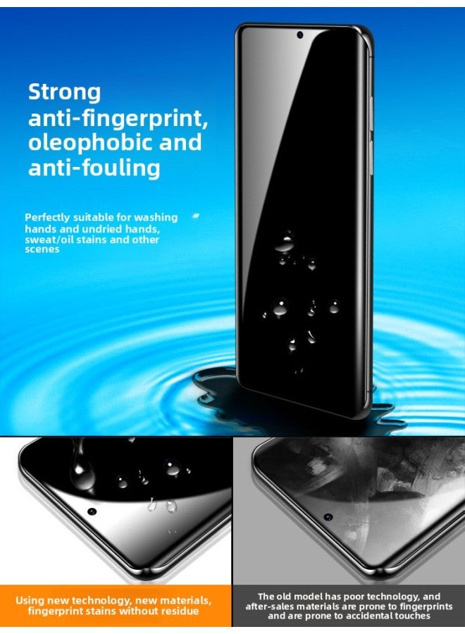 For Huawei P30Pro Tempered Film Anti-Fingerprint Curved Surface P30Por Mobile Phone Film Full Screen Coverage Drop-resistant P30Pro-Colour:Blu-ray Version [curved Surface Explosion-proof Film] 2 Pieces-Size:For Huawei P30 Pro  - Image 5