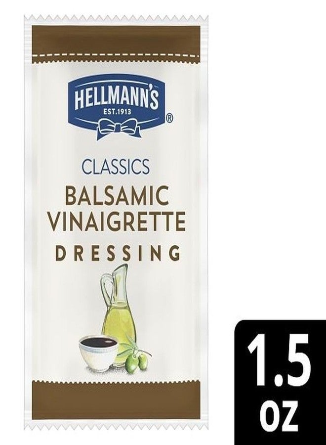 Hellmann's Classics Balsamic Vinaigrette Salad Dressing Portion Control Sachets Gluten Free, No Artificial Flavors or High Fructose Corn Syrup, Colors from Natural Sources, 1.5 oz, Pack of 102 - Image 5