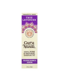 GuruNanda GuruNanda, 100% Pure & Natural Essential Oil, True Lavender, 0.5 fl oz (15 ml)  - Image 2