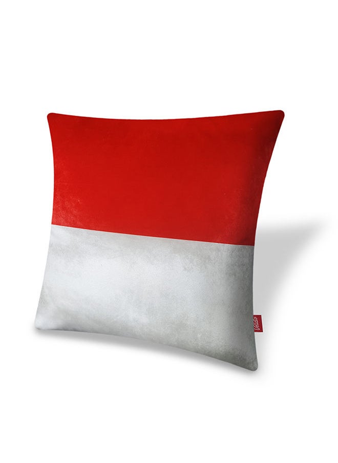 Vellato - World Cup 2022 Home Decor Velvet Cushion Cover Poland Decorative Velvet Pillow Home Decor Wysada 45 x 45 CM - Image 1
