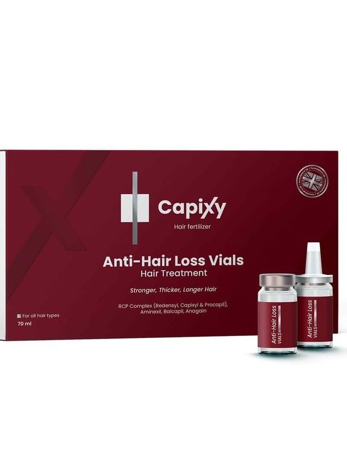 Capixy Anti Hair Loss Vials Hair Treatment 70Ml