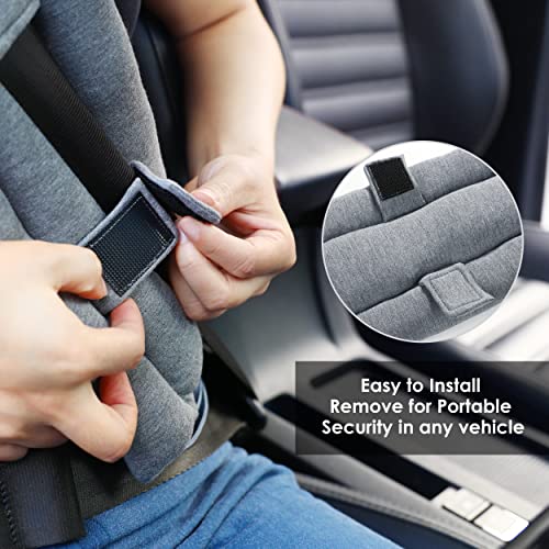 FRESHME Car Seat Belt Pillow - 100% Cotton Soft Mastectomy Recovery Seatbelt Cover Cushion for After Heart Surgery, Breast Cancer Recovery Patient Care - Image 5