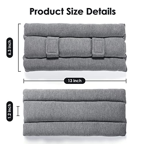 FRESHME Car Seat Belt Pillow - 100% Cotton Soft Mastectomy Recovery Seatbelt Cover Cushion for After Heart Surgery, Breast Cancer Recovery Patient Care - Image 3