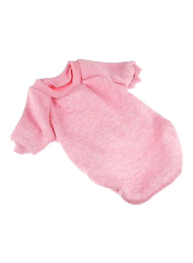 Generic Casual Winter Sweater With Hoodie Pink XXL  - Image 1