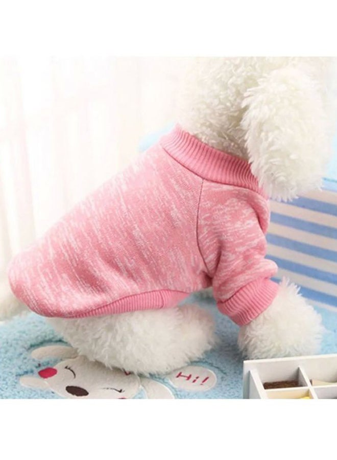 Generic Casual Winter Sweater With Hoodie Pink XXL  - Image 3