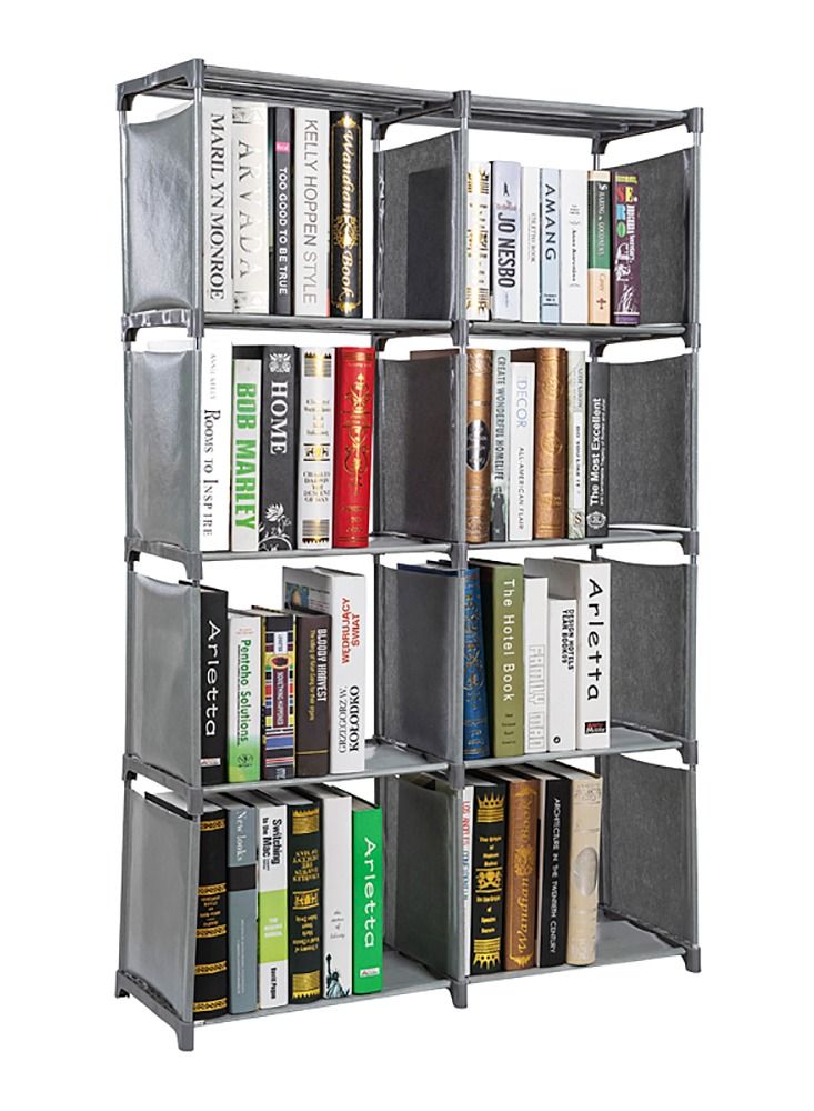 شاربدو رف كتب مزدوج الصف ثمانية الإطار - Image 4