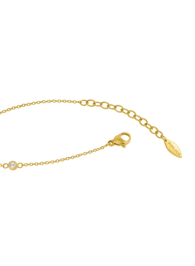 Police  Heartbound Gold Plated Stainless Steel Chain Bracelet for Women for Women | Best Price UAE