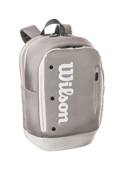 Wilson Tour Tennis Backpack, Grey, Adults Holds up to 2 Rackets