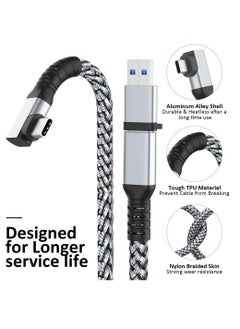 Generic Link Cable 16FT VR Cable Compatible With Meta Oculus /Quest 3/Pro Pico Nylon Braided Accessories And Gaming PC Steam VR USB 3.0 Data Transfer Type C Cable  - Image 3