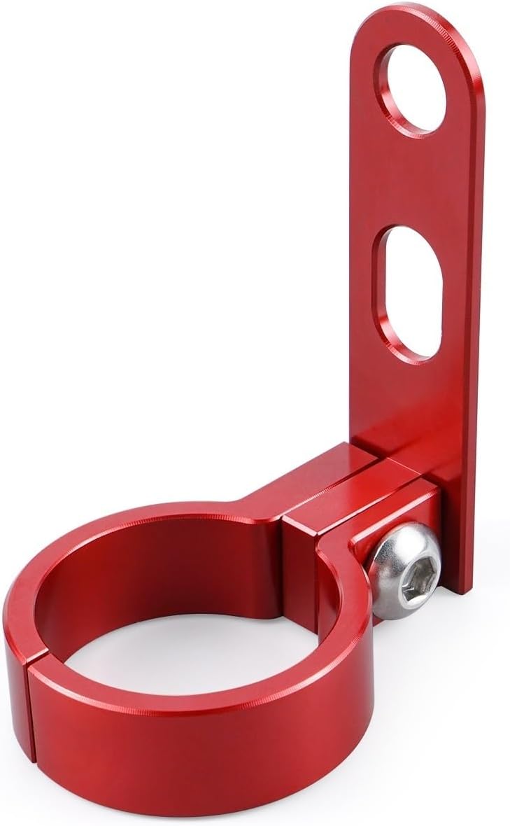 Wivplex Motorcycle Brake Hose Clamp - Red - Image 1