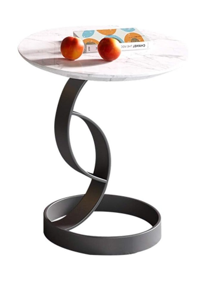 DubaiGallery - Oval Coffee Table Decor, Contemporary Coffee Table, Portable Side Table, Small Side Table with Storage, Small Side Tables for Small Spaces - Image 1