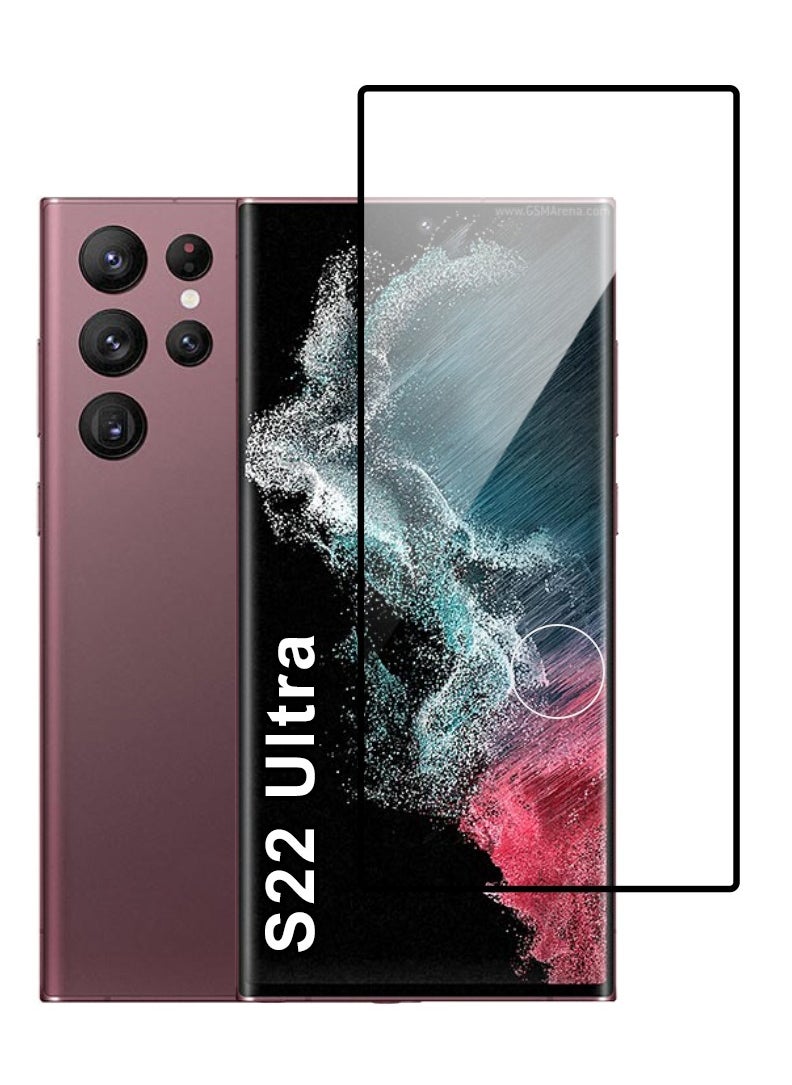 Case Up - Screen Protector For Samsung Galaxy S22 Ultra 9H Hardness Tempered Glass Film, Bubble Free Easy Installation, Full Coverage, Anti Scratch And Touch Sensitive - Image 1