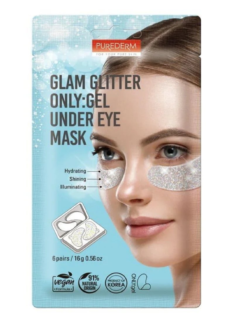 Purederm Glam Glitter ONLY:gel Under Eye Mask