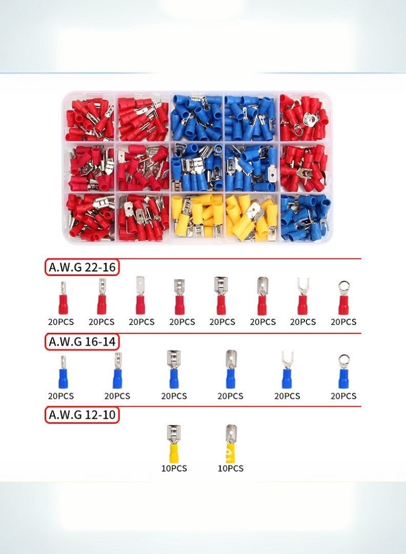 كاشيمانو HS30J سلك مكشكش مجموعة ، AWG 20-10 / 0.5 ~ 6 مم² مع محطة 280 قطعة. - Image 4