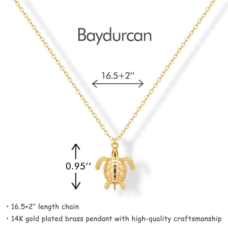 Baydurcan Grandma Birthday Gifts - Sea Turtle Necklace Gifts for Grandma Nana Gigi Gifts Christmas Birthday Mother's Day Gift - Image 2